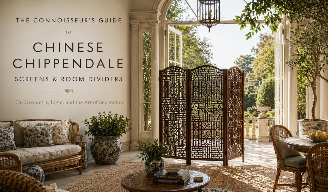 The Connoisseur’s Guide to the Chinese Chippendale Style Room Divider