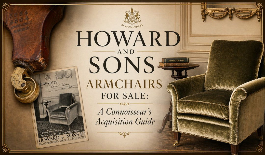 Howard and Sons Style Armchairs for Sale: A Connoisseur’s Acquisition Guide