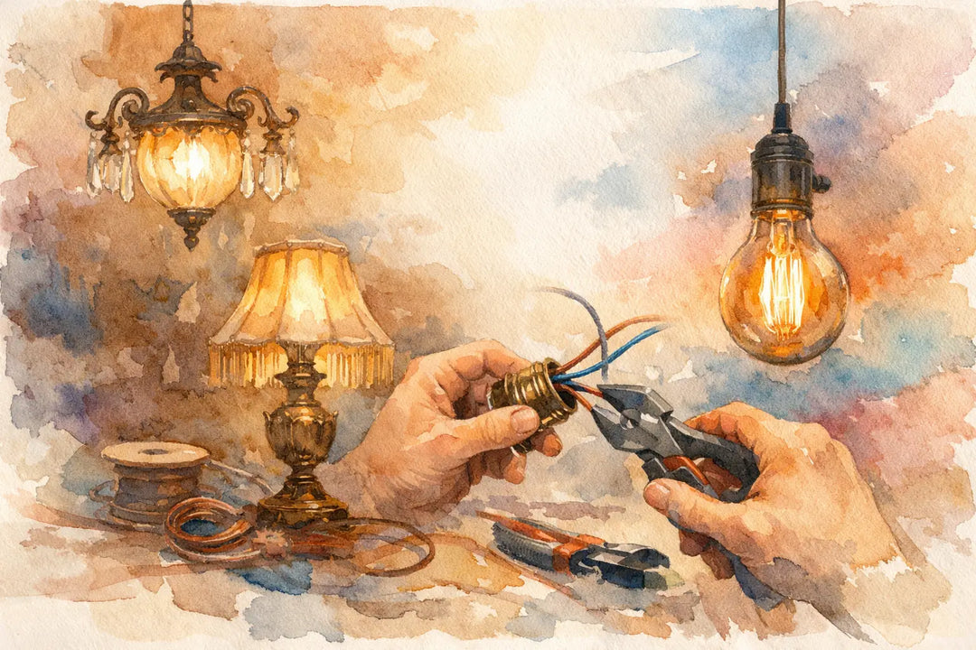 Can Antique Lighting Be Rewired for Modern Use?