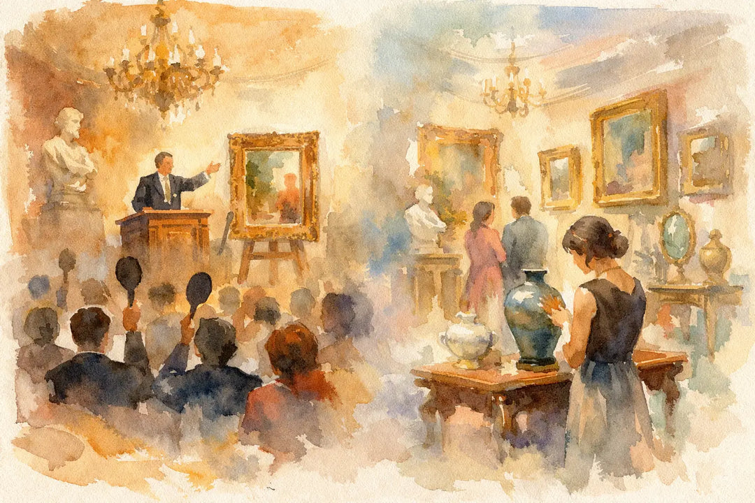 Auction House Versus Antique Gallery: Which Fits?