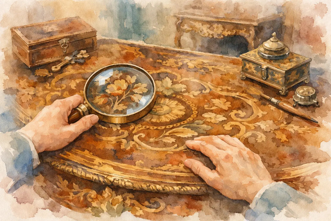 How to Inspect Antique Marquetry Before You Buy