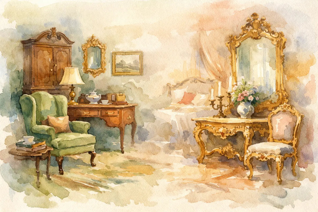 English Furniture Versus Continental Styles