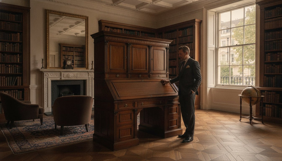 The Antique Secretaire Desk: A Connoisseur’s Guide to History, Style, and Authentication