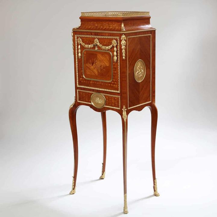 Napoleon III fall front secretaire cabinet with gilt bronze mounts by Nwtiques
