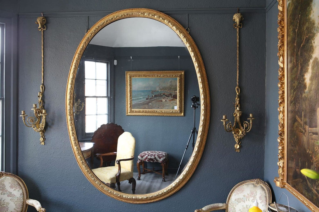 SET OF FOUR FRENCH NEOCLASSICAL GILT BRONZE WALL LIGHTS