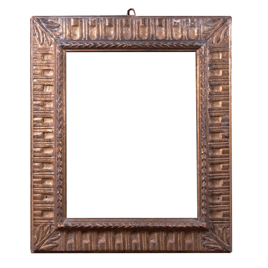 16th Century Italian Florentine giltwood frame with intricate carvings from Collection EE20 vintage decor