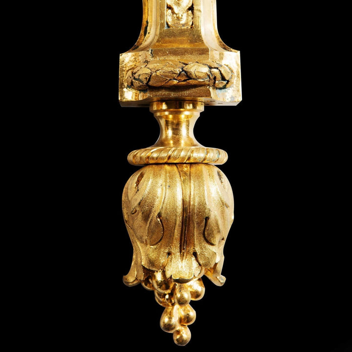 Pair Of Louis XVI Gilt Bronze Wall Appliques - Jean-Charles Delafosse