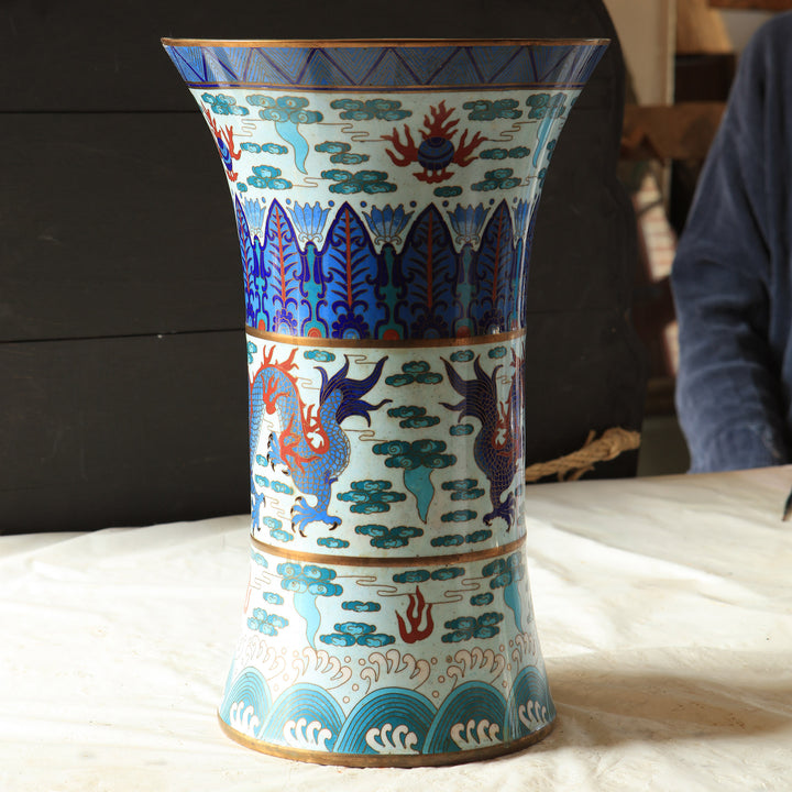 Cloisonné Lamp Base