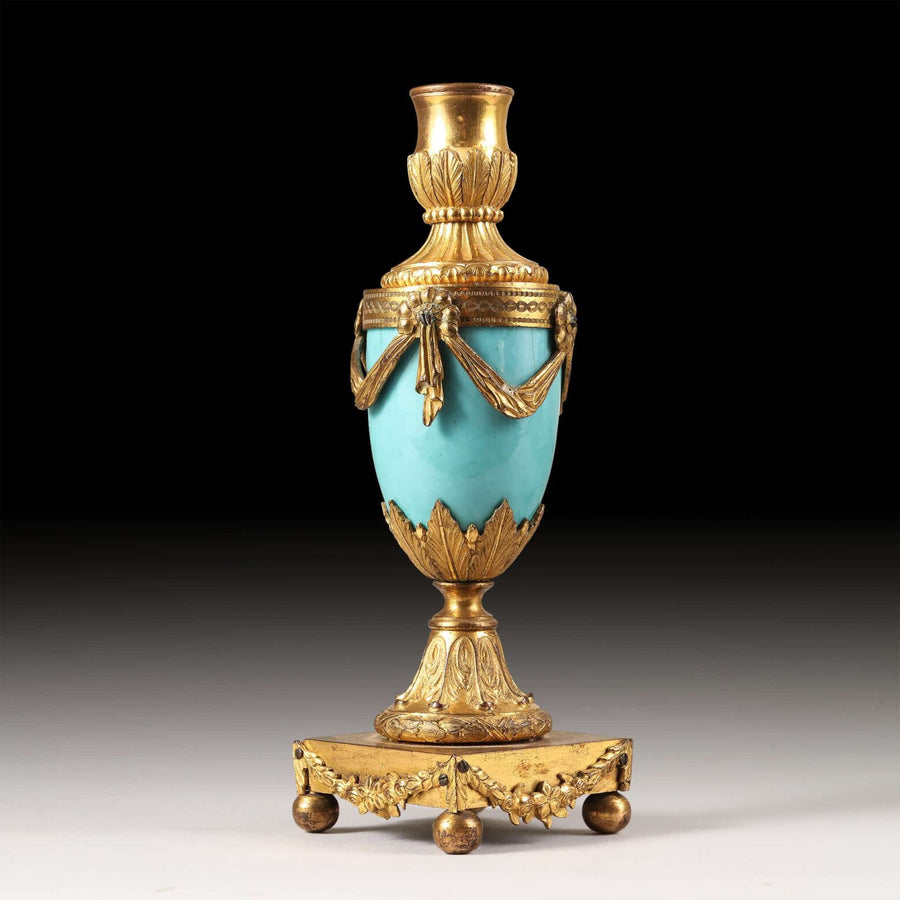 Rare George III blue enamel and gilt bronze cassolette attributed to Matthew Boulton by The Sold Archive
