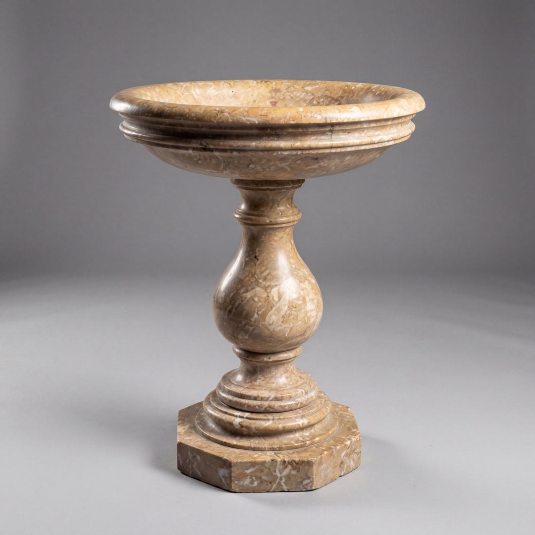 Large 19th Century Italian Marble Font
