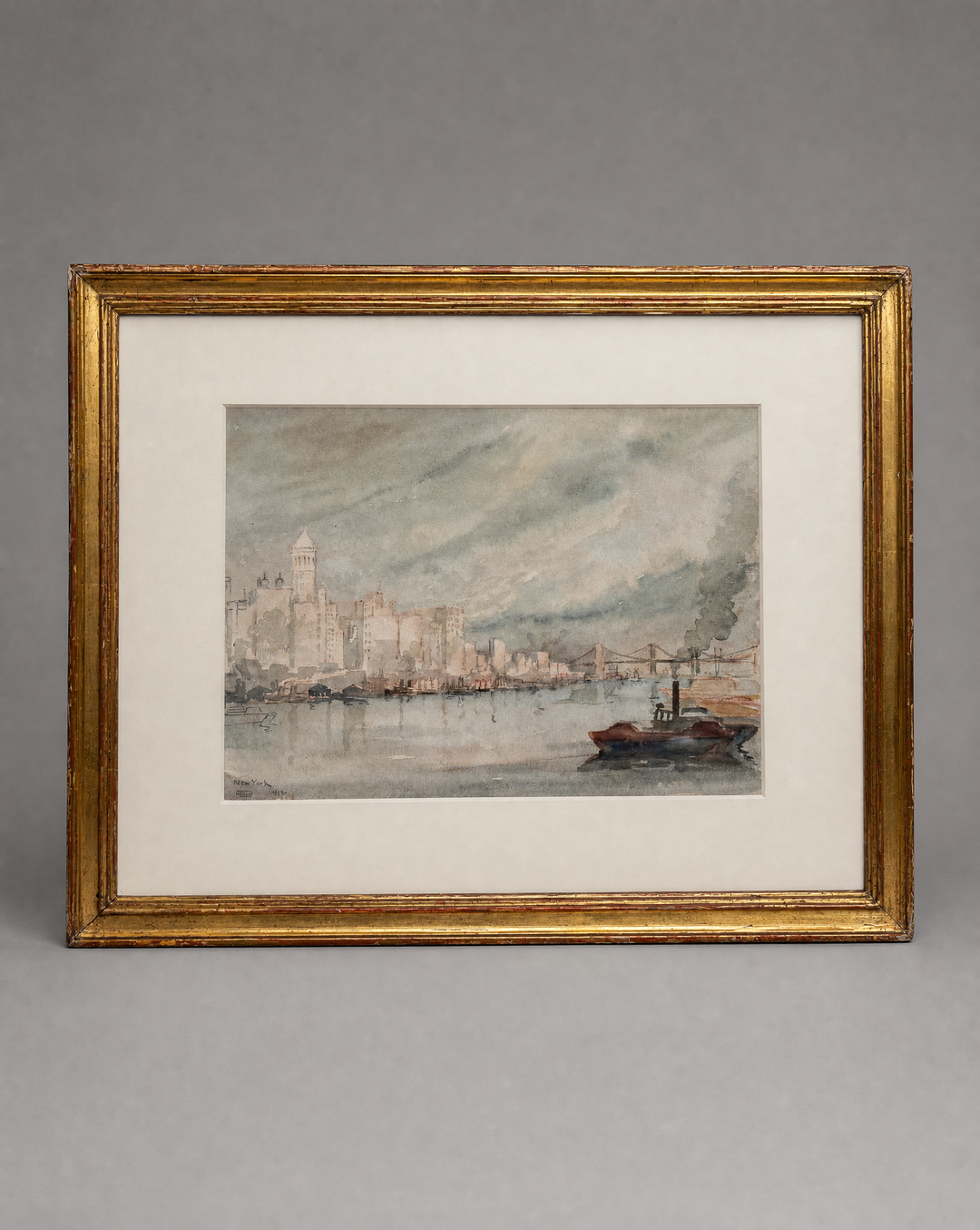 A watercolour view of New York