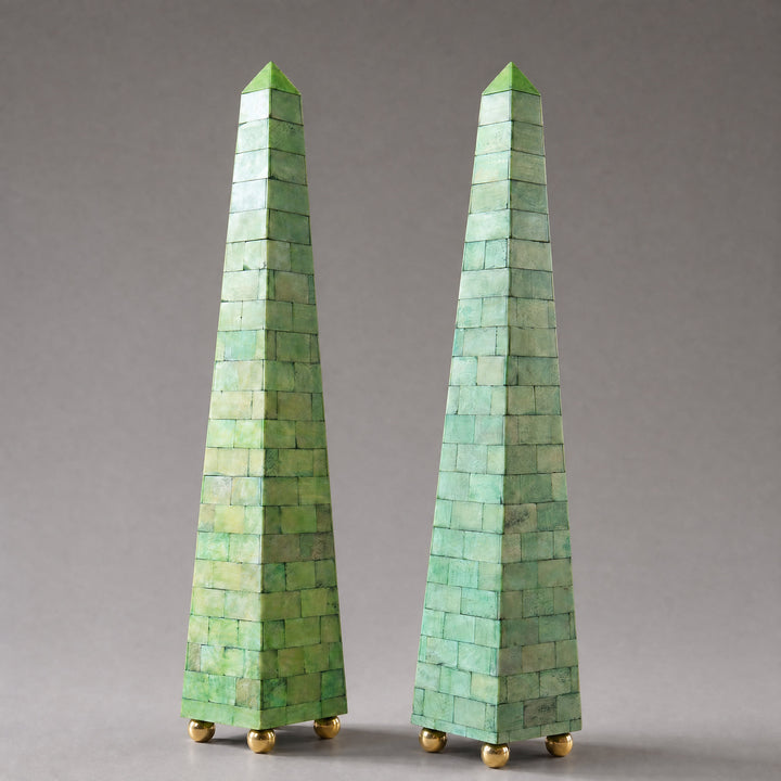 Decorative obelisks by Andrew Allfree