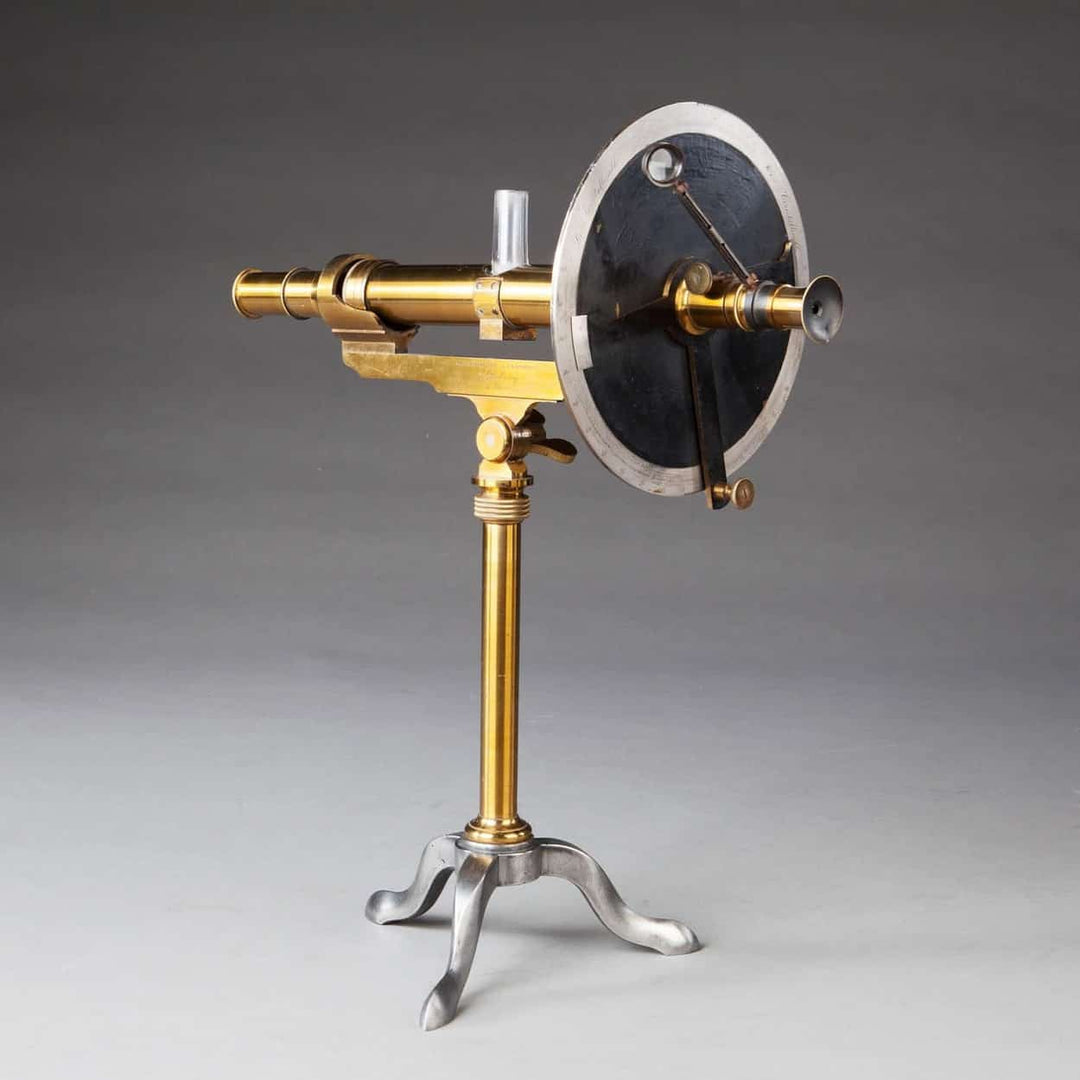 Vintage Saccharimeter by Jj Duboscq Paris, numbered 25, brass and metal design from The Sold Archive