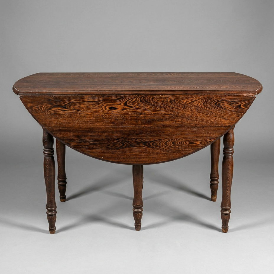 Anglo-Indian Sheesham Gateleg Dining Table