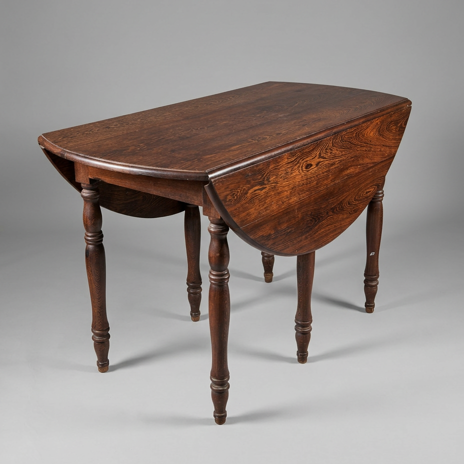Anglo-Indian Sheesham Gateleg Dining Table