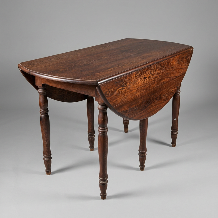 Anglo-Indian Sheesham Gateleg Dining Table