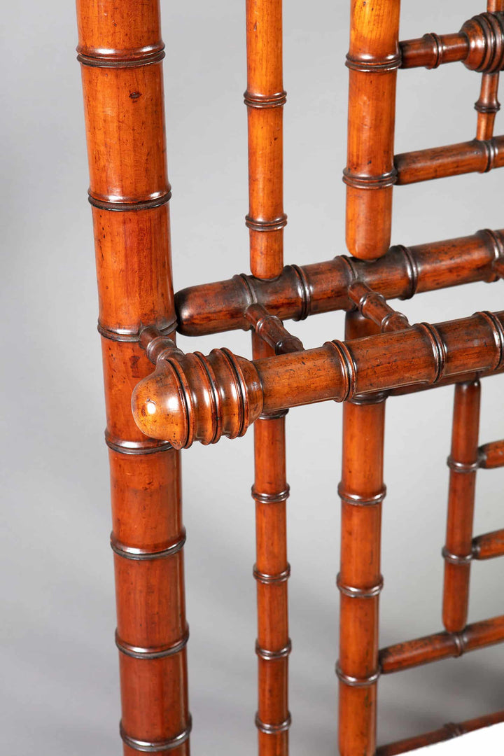 Chinoiserie Hall Stand - French Faux Bamboo Antique