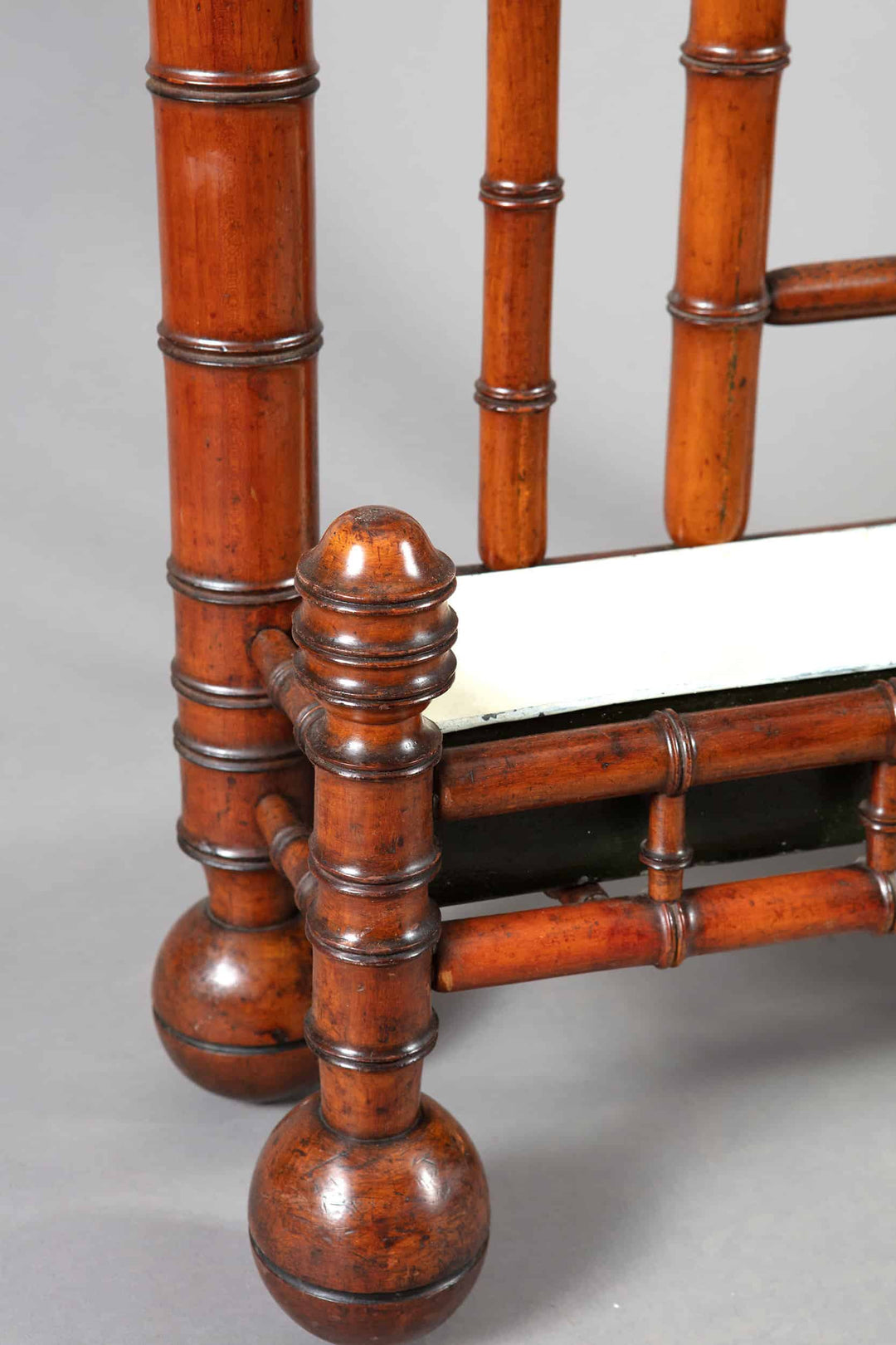 Chinoiserie Hall Stand - French Faux Bamboo Antique
