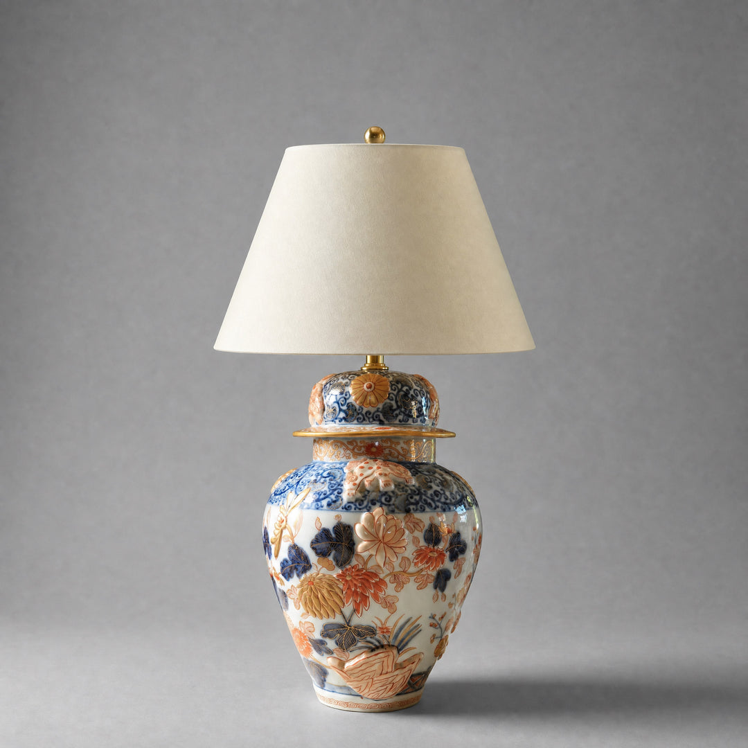 Imari Vase Mounted as a Lamp