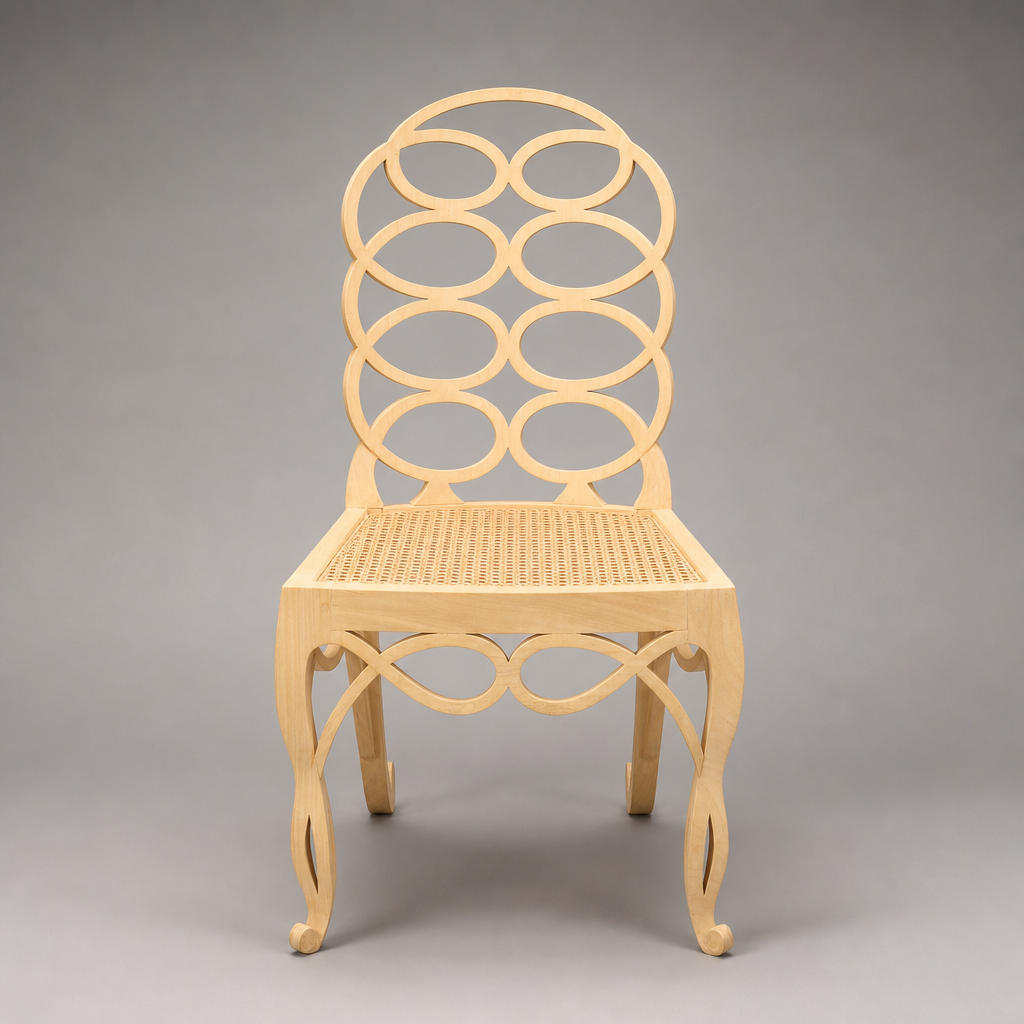 'Loop’ Armchairs by Andrew Allfree, After the Celebrated Buscot Park & Frances Elkins Designs