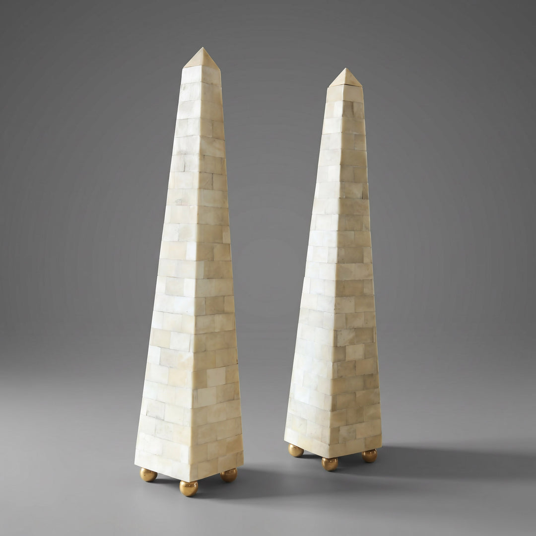 Decorative obelisks by Andrew Allfree