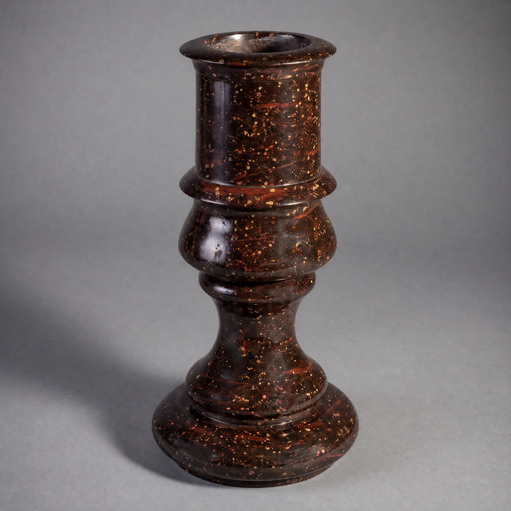 A Rare Large-Scale Swedish Porphyry Vase, 19th-century, shown in full – Nicholas Wells Antiques