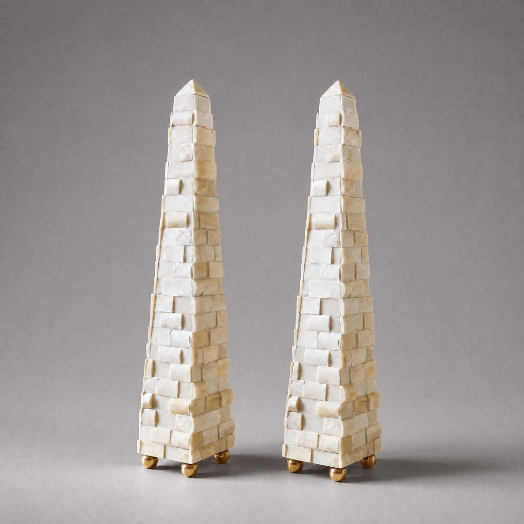 Decorative obelisks by Andrew Allfree